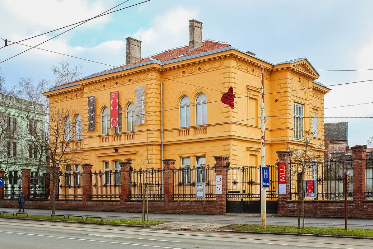 Gebouw van de galerij van beeldende kunsten osijek